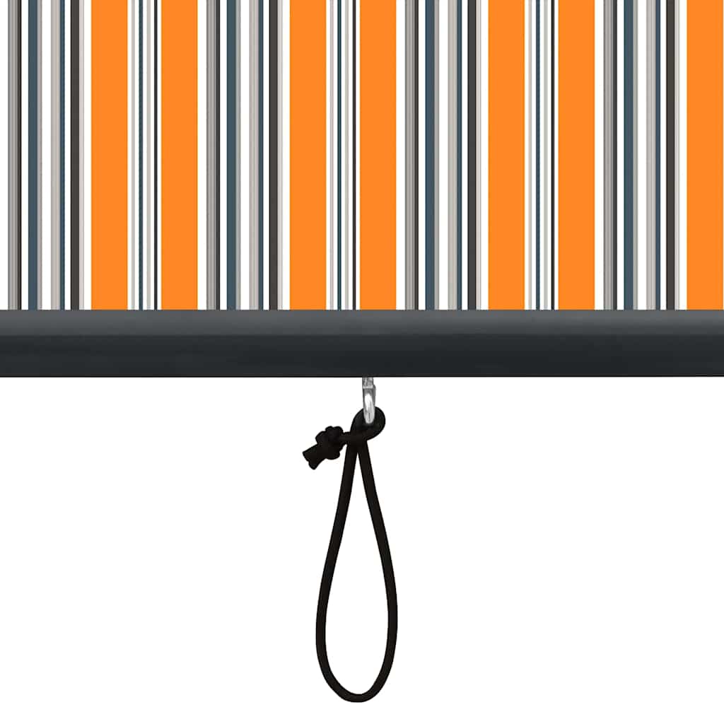 Utendørs Rullegardin Stripete Gul og blå 180 x 250 cm stoff