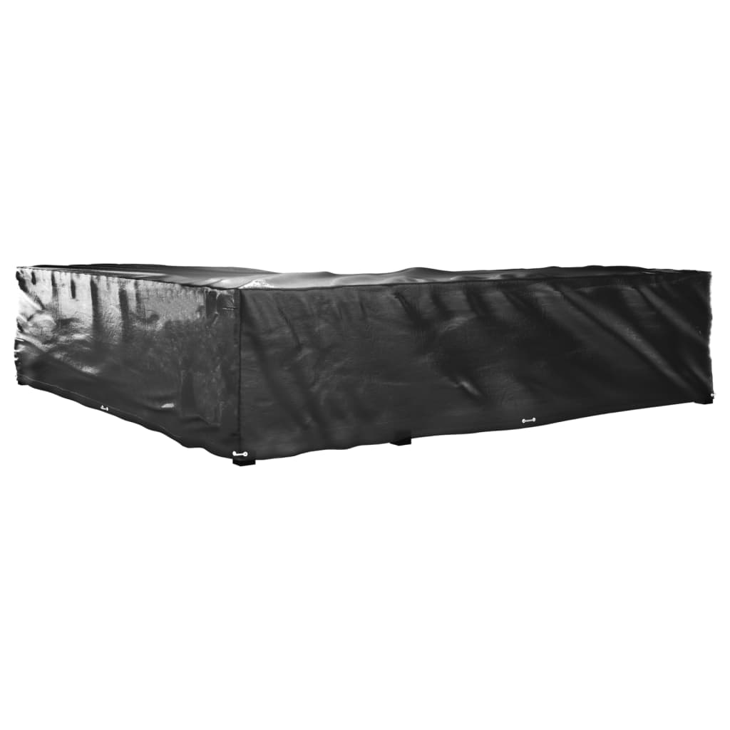 L-formet hagemøbeltrekk 2 stk 20 maljer 300x300x70 cm