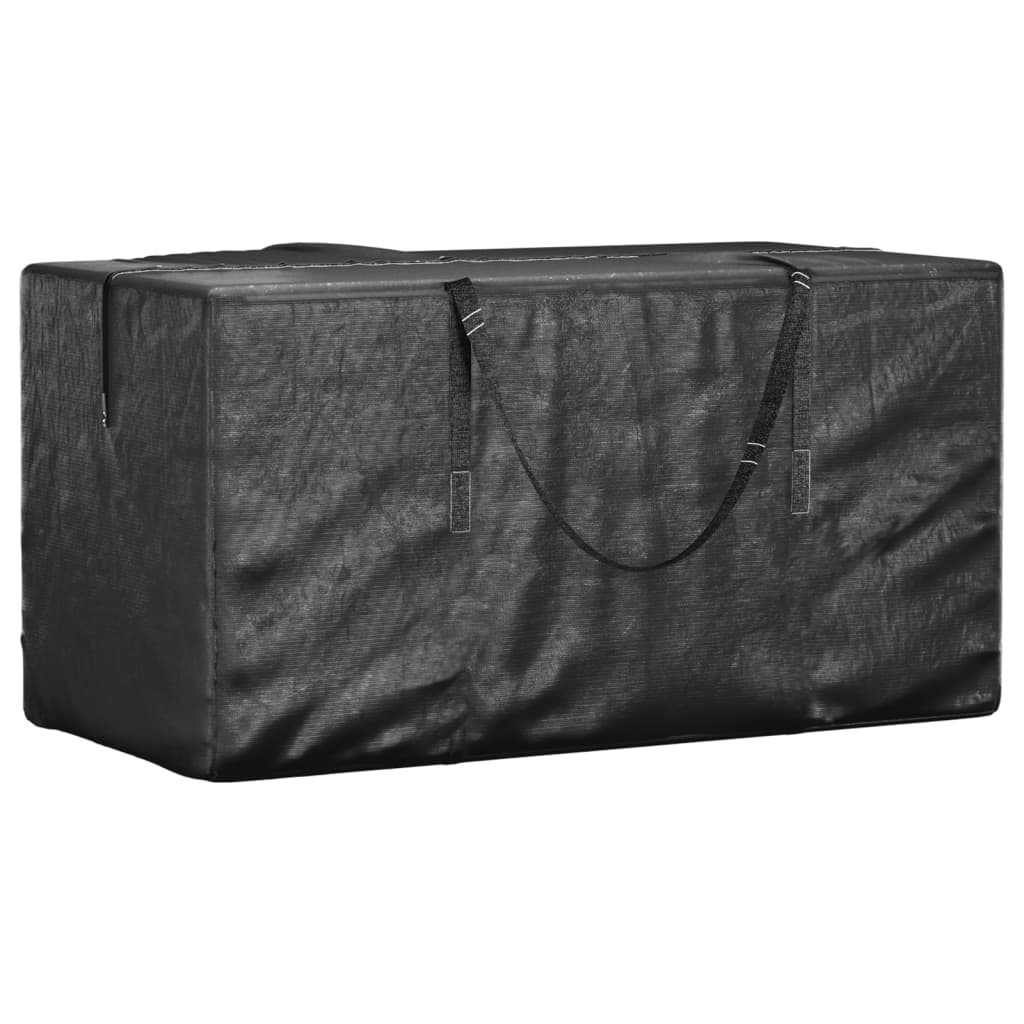 Poser til hageputer 2 stk svart 150x75x75 cm polyetylen
