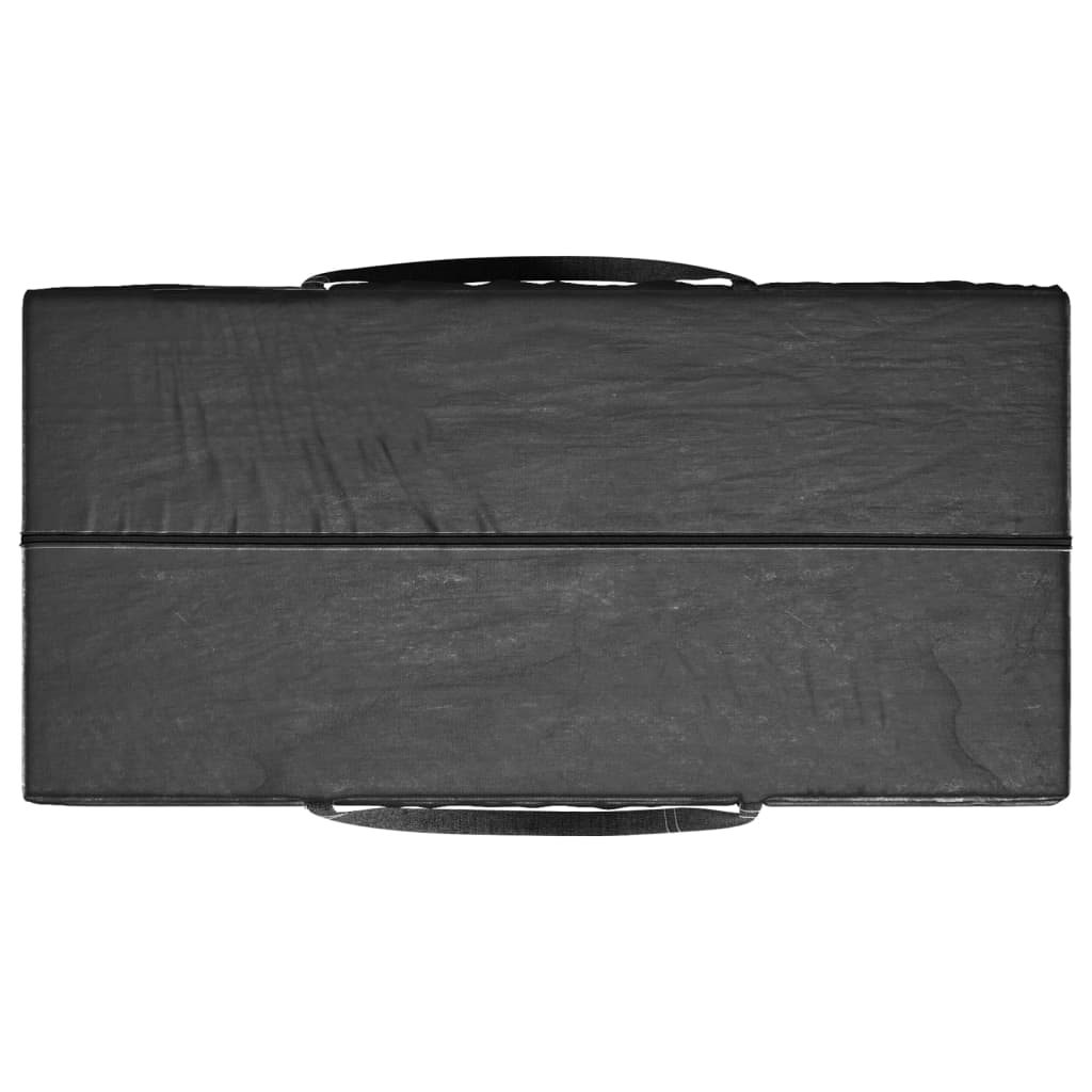 Poser til hageputer 2 stk svart 150x75x75 cm polyetylen