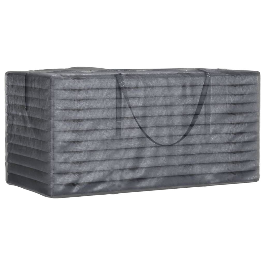 Poser til hageputer 2 stk svart 150x75x75 cm polyetylen