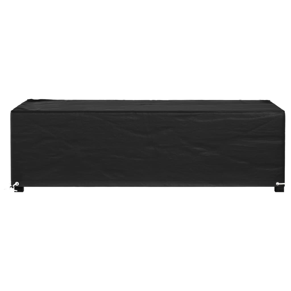 Hagemøbeltrekk 8 maljer 125x70x35 cm rektangulær