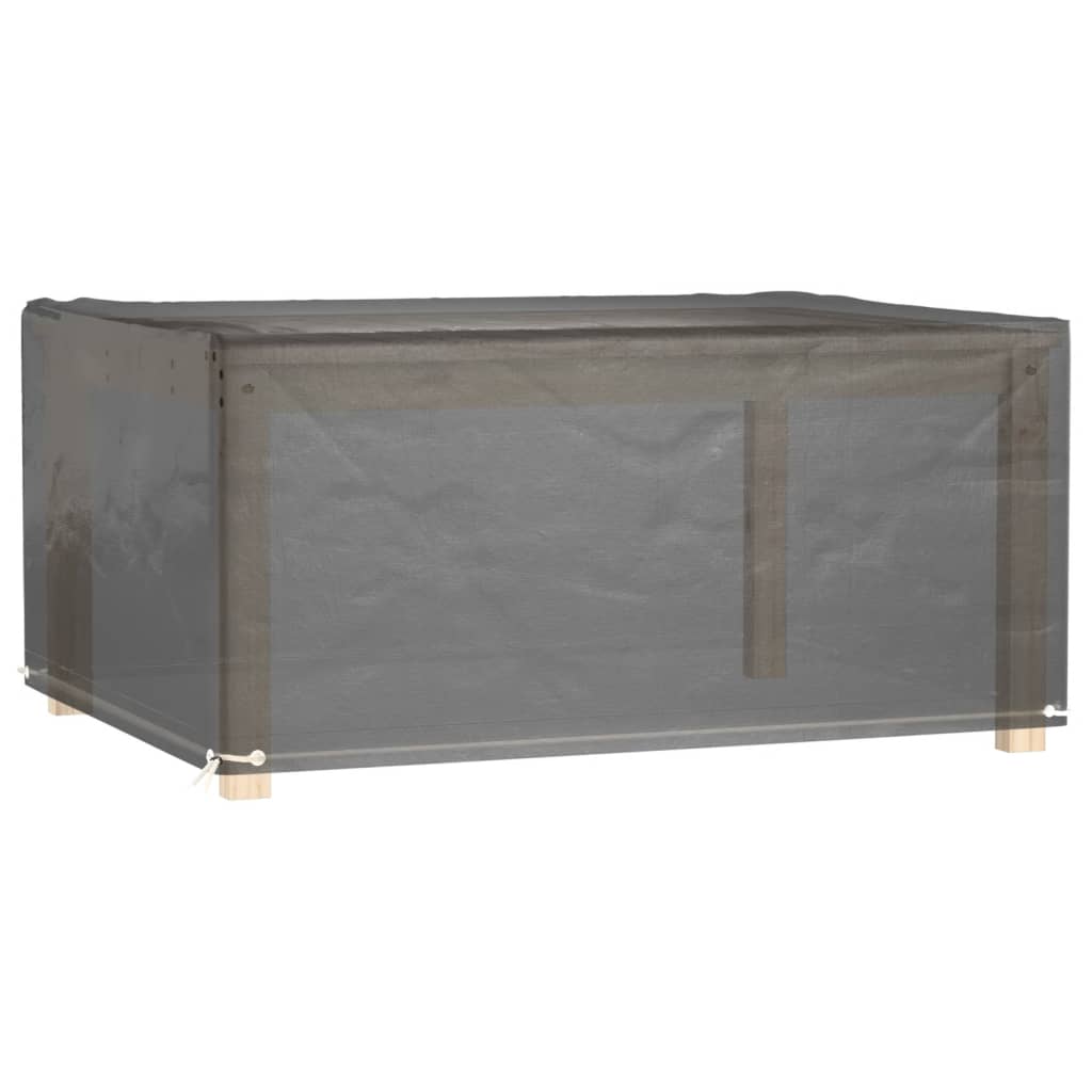 Hagemøbeltrekk 8 maljer 160x120x75 cm rektangulær