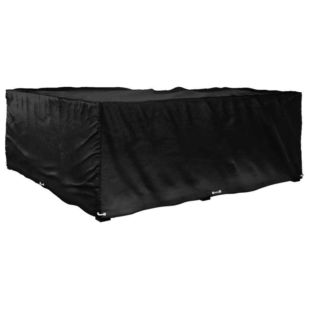 L-formet hagemøbeltrekk 16 maljer 215x215x70 cm