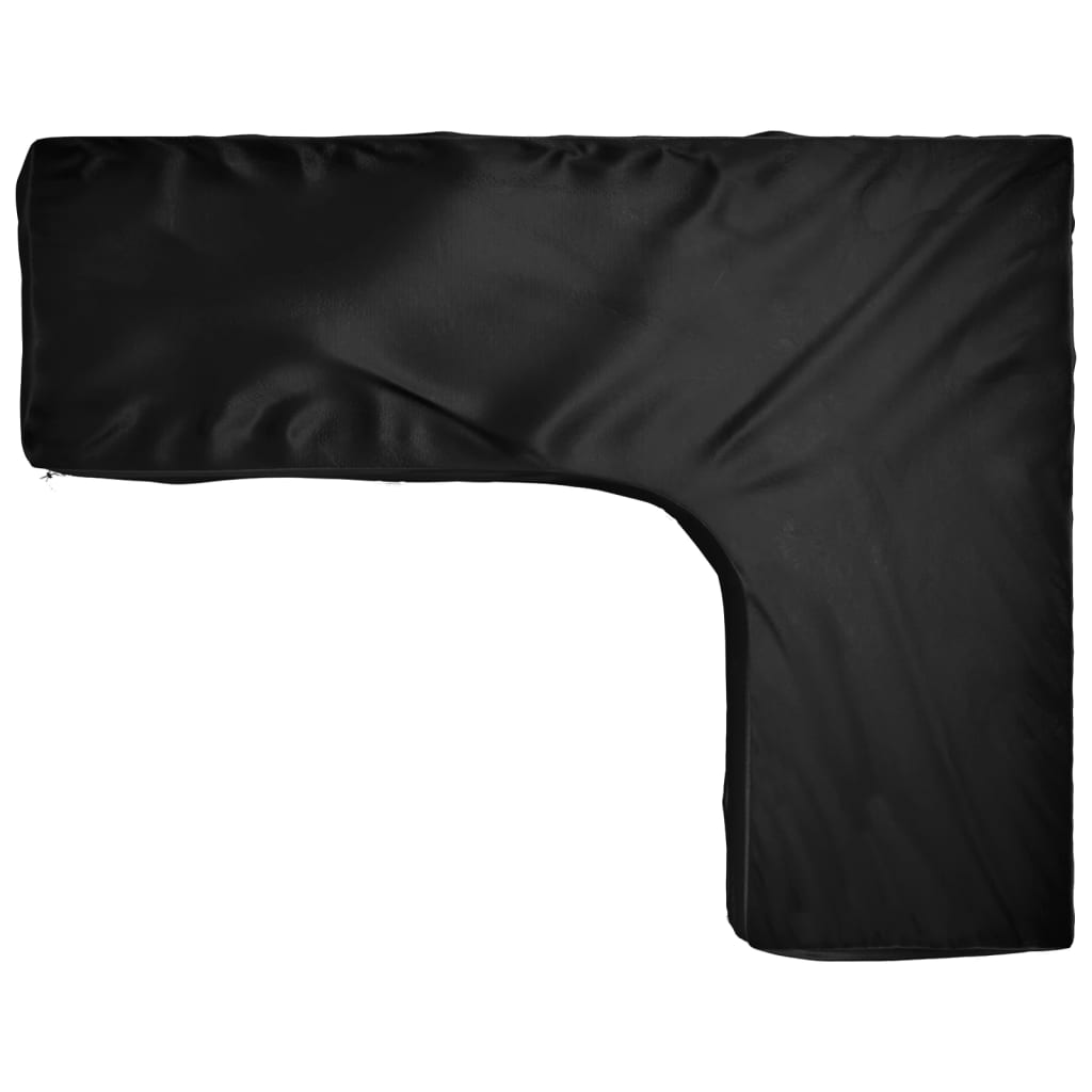 L-formet hagemøbeltrekk 16 maljer 260x210x80 cm