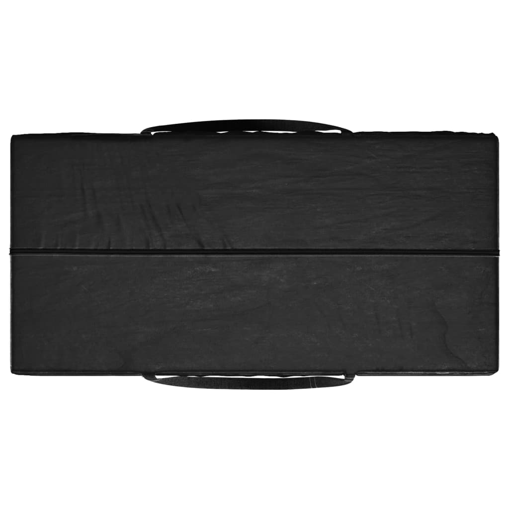 Oppbevaringspose for hageputer svart 150x75x75 cm polyetylen