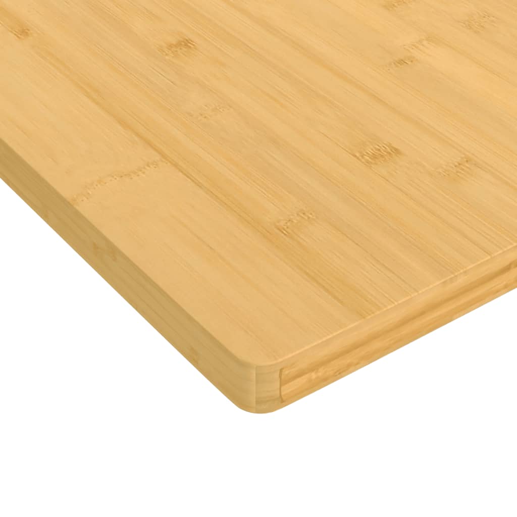 Bordplate 80x80x2,5 cm bambus