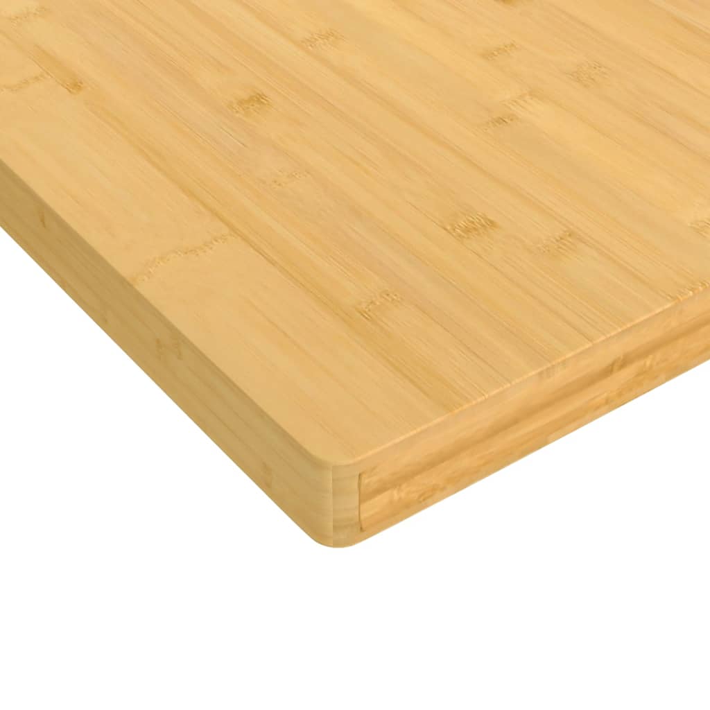 Bordplate 90x90x4 cm bambus