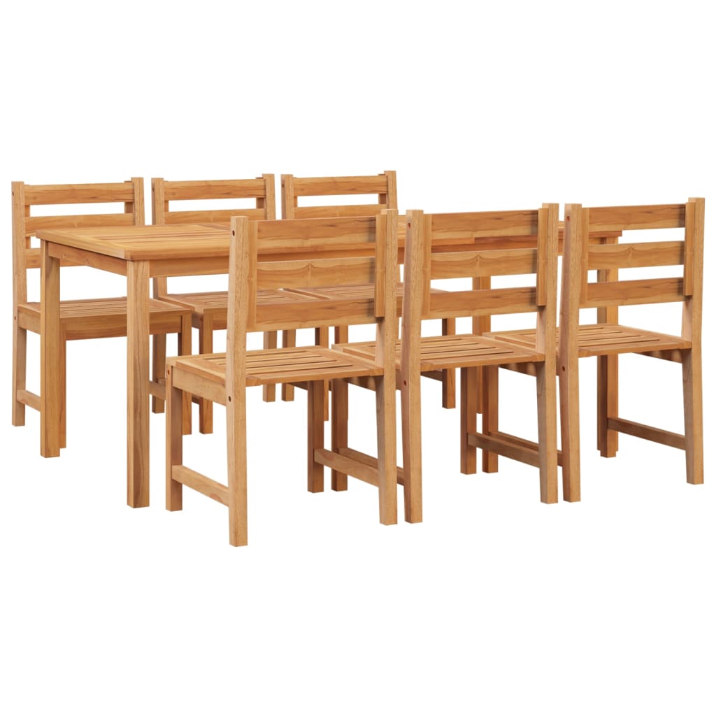 Utendørs spisestue 7 deler heltre teak