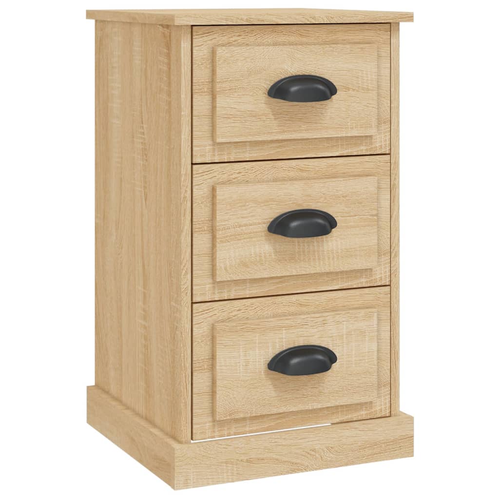 Nattbord sonoma eik 39x39x67 cm konstruert tre