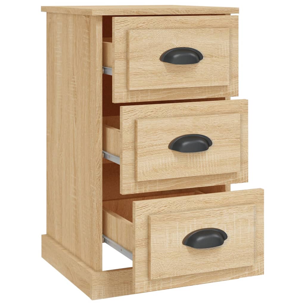 Nattbord sonoma eik 39x39x67 cm konstruert tre