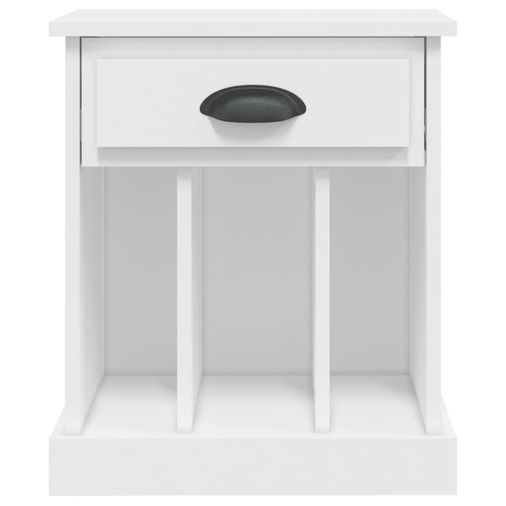 Nattbord 2 stk hvit 43x36x50