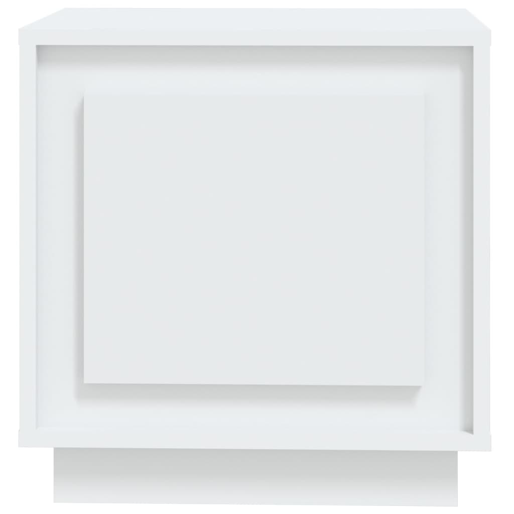 Nattbord 2 stk hvit 44x35x45 cm konstruert tre