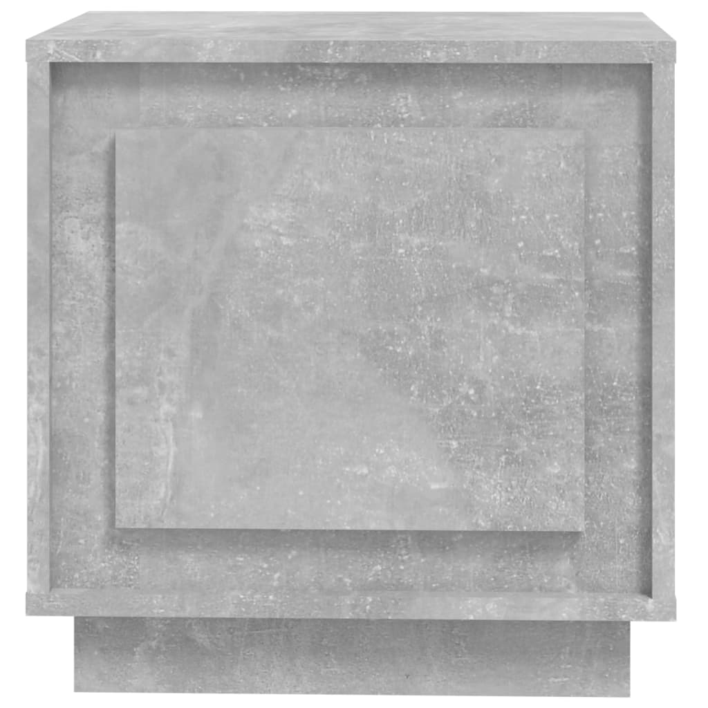 Nattbord 2 stk betonggrå 44x35x45 cm konstruert tre