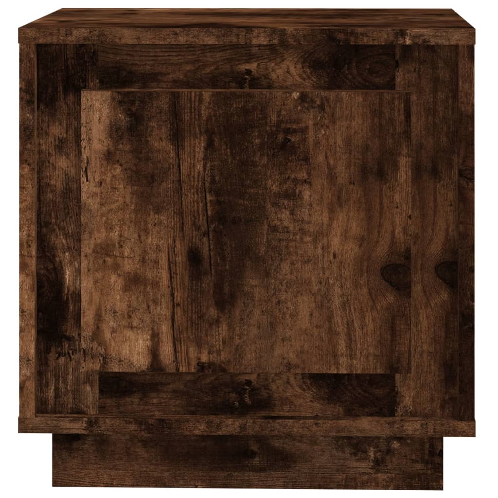 Nattbord 2 stk røkt eik 44x35x45 cm konstruert tre