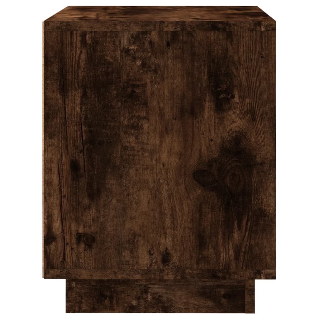 Nattbord 2 stk røkt eik 44x35x45 cm konstruert tre