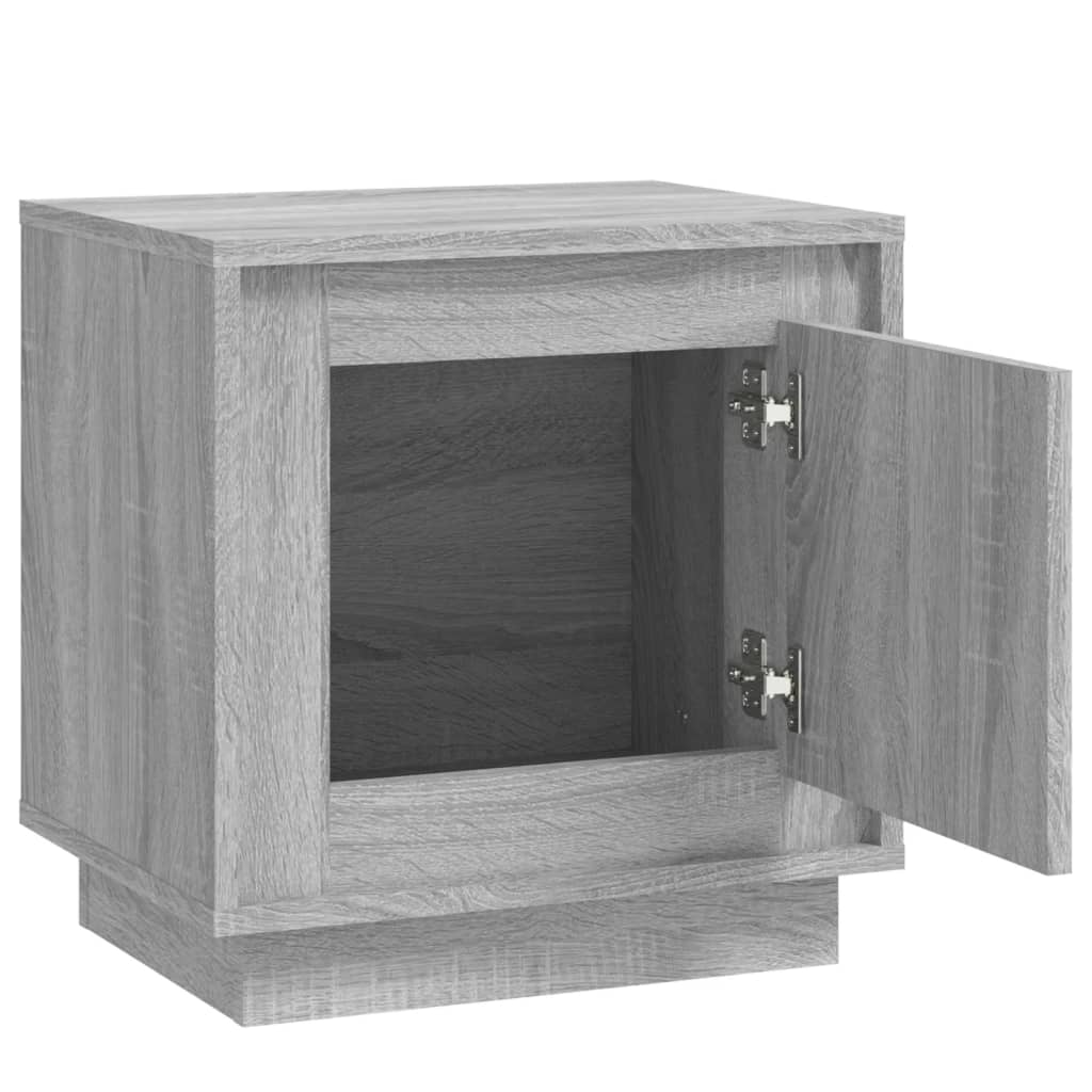 Nattbord sonoma eik 44x35x45 cm konstruert tre