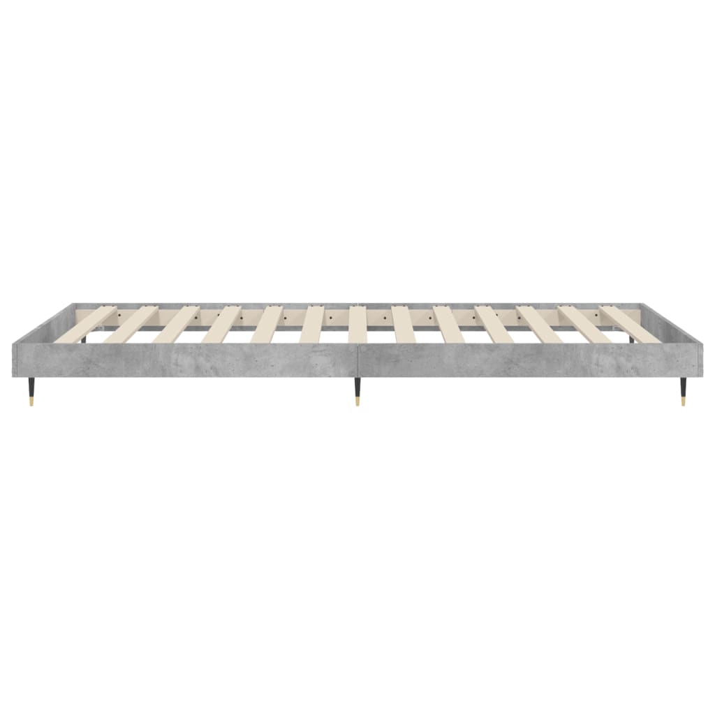 Sengeramme betonggrå 90x200 cm konstruert tre