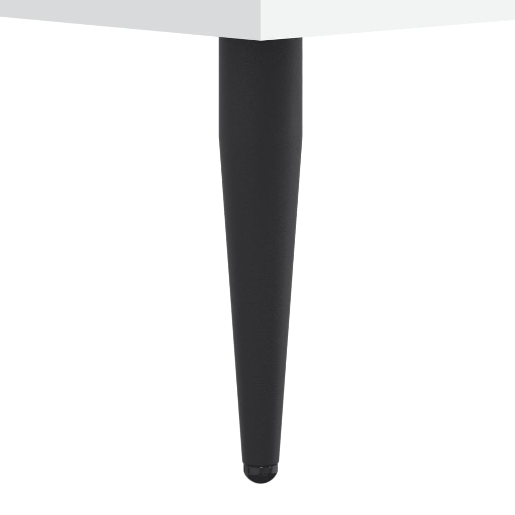 Sengeramme hvit 150x200 cm konstruert tre