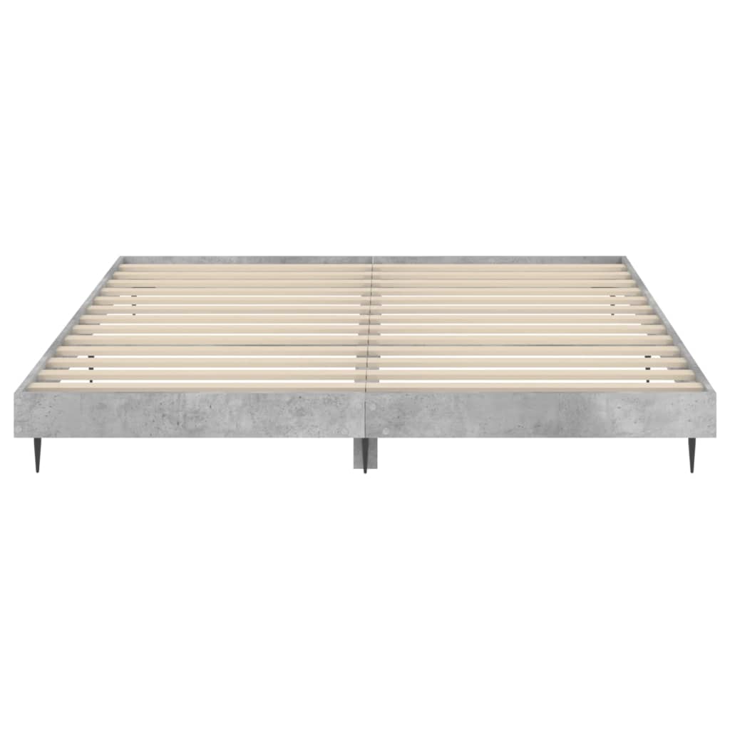 Sengeramme betonggrå 120x200 cm konstruert tre