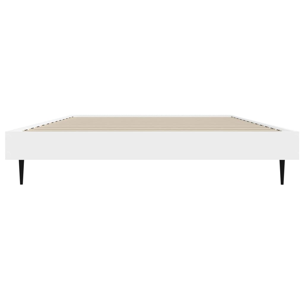 Sengeramme hvit 100x200 cm konstruert tre
