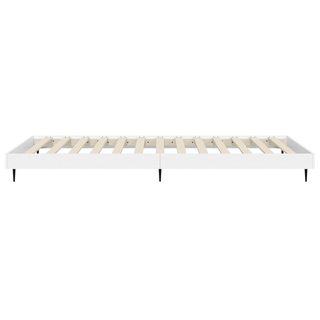Sengeramme hvit 100x200 cm konstruert tre