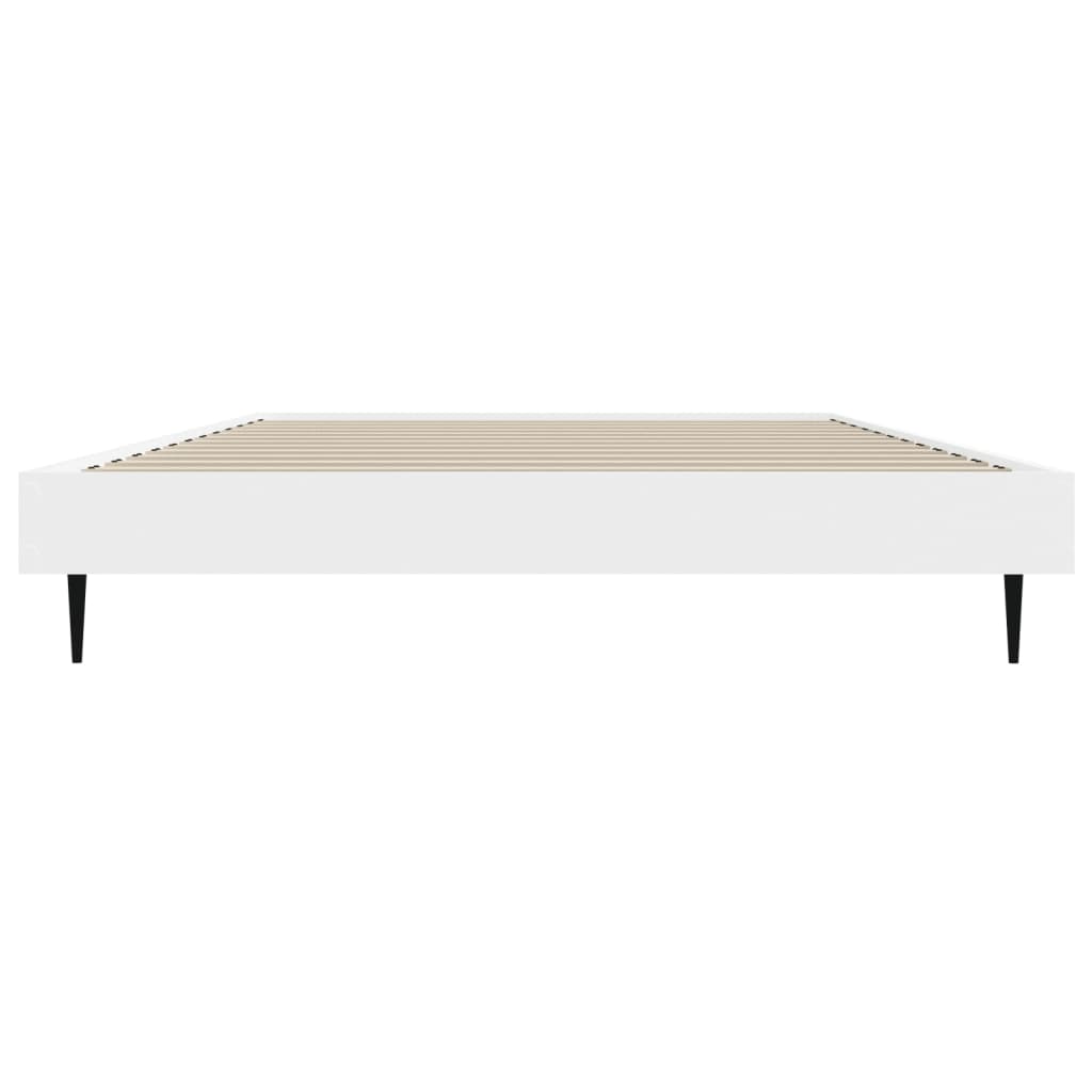 Sengeramme hvit 90x200 cm konstruert tre