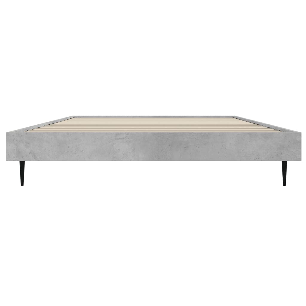 Sengeramme betonggrå 90x200 cm konstruert tre