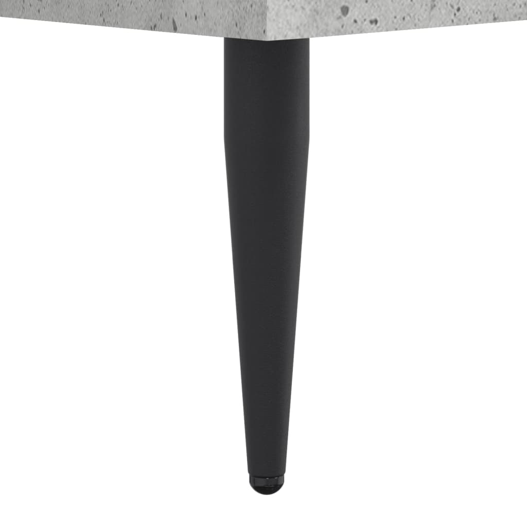 Sengeramme betonggrå 140x190 cm konstruert tre