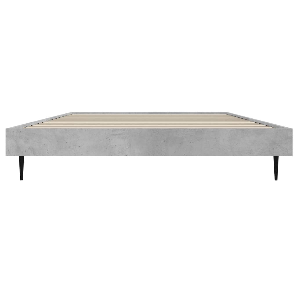 Sengeramme betonggrå 90x190 cm konstruert tre