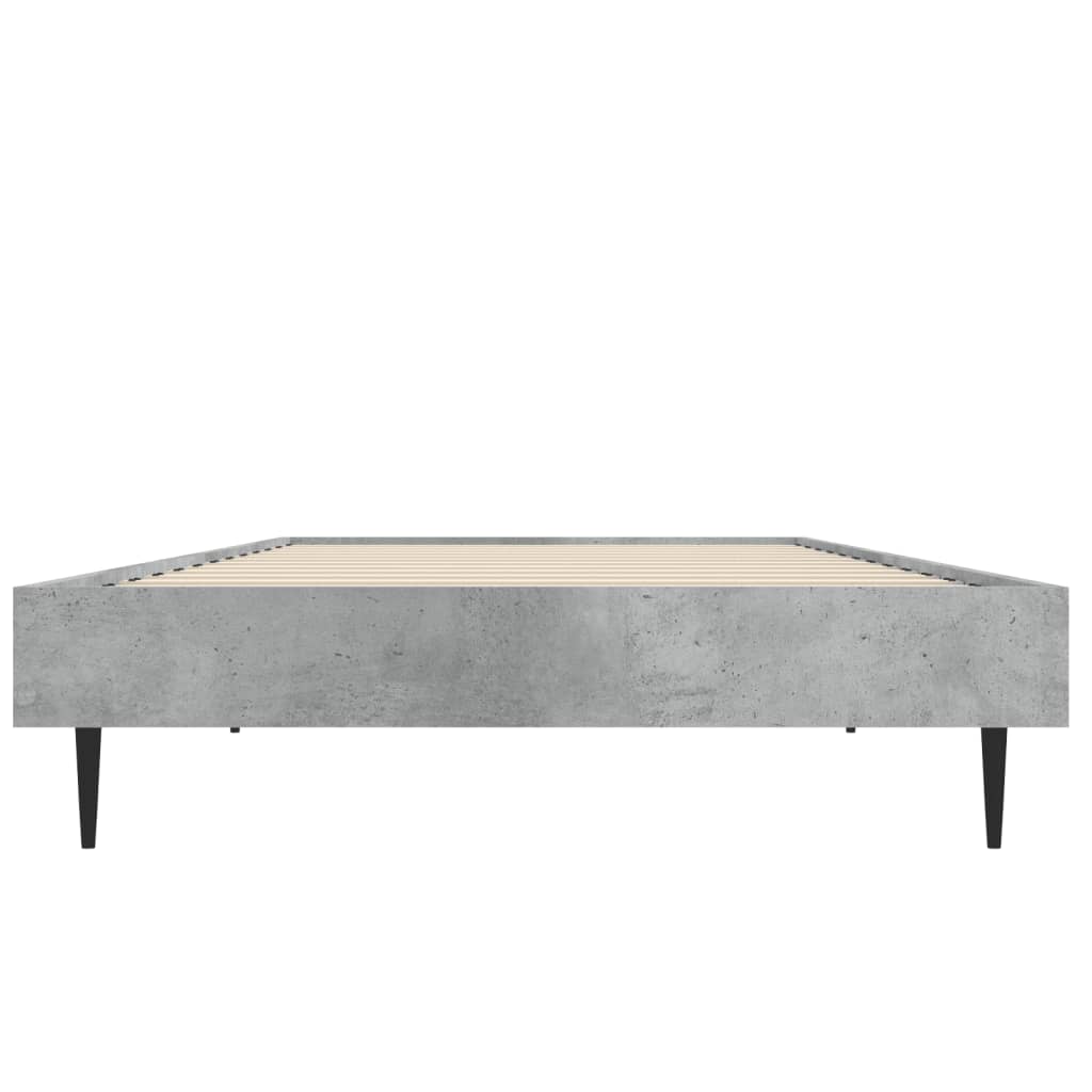 Sengeramme betonggrå 75x190 cm konstruert tre