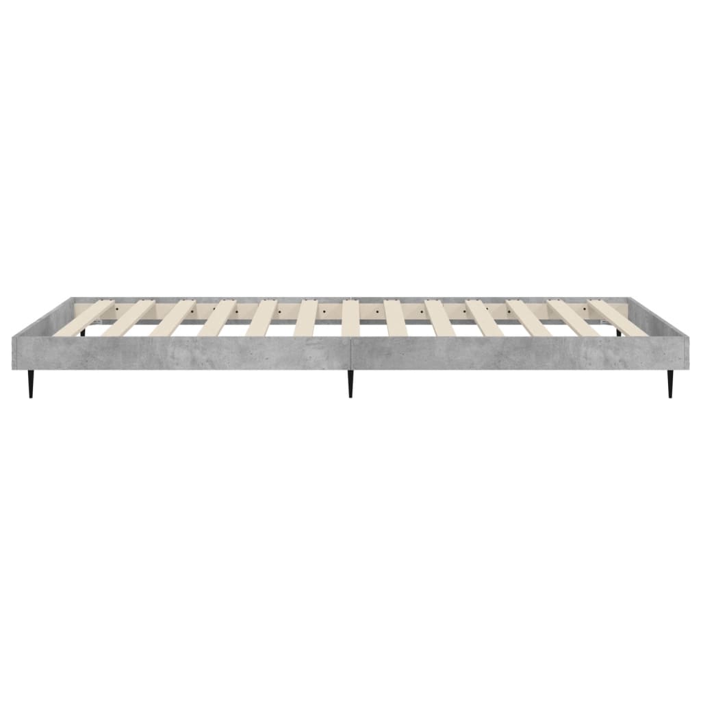 Sengeramme betonggrå 75x190 cm konstruert tre