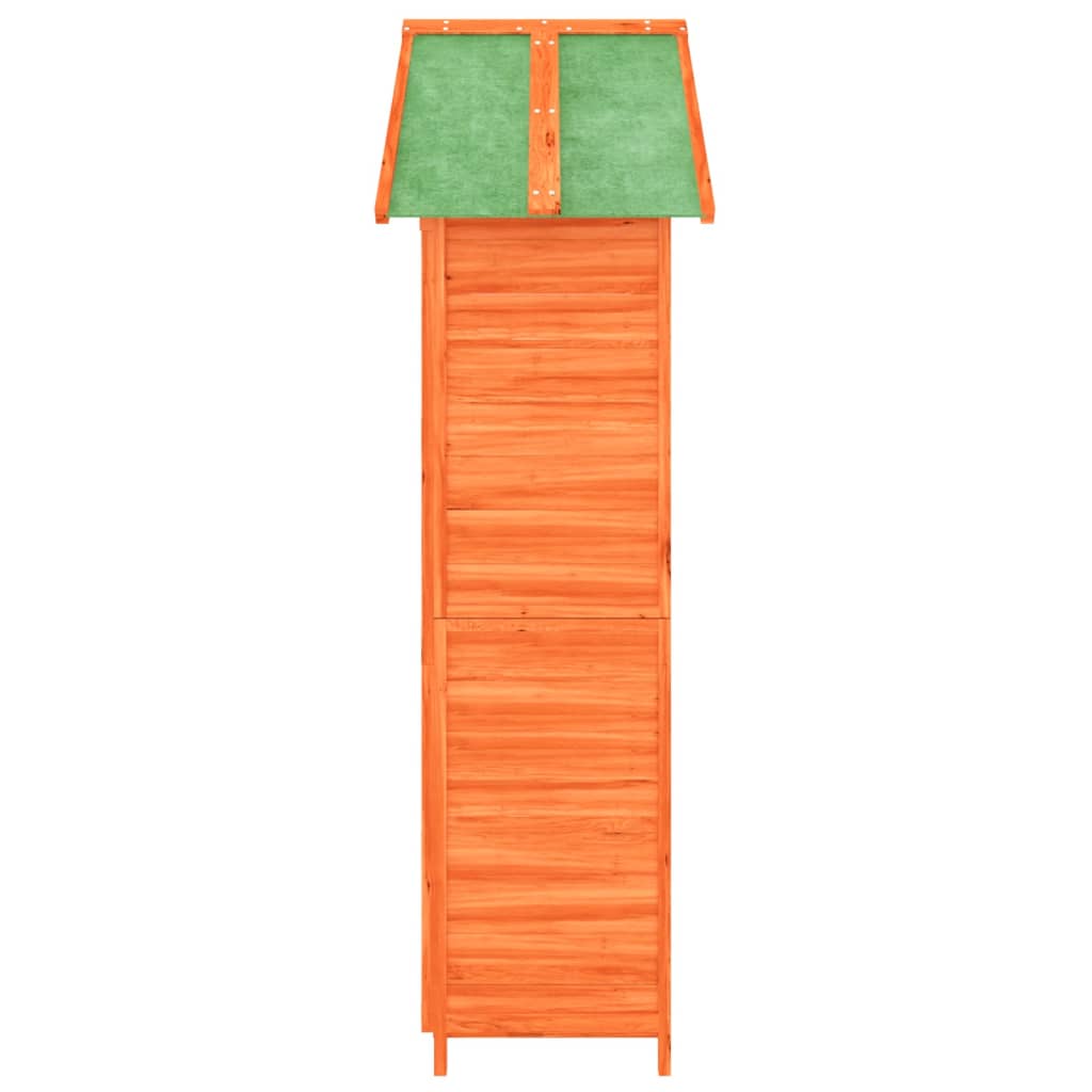 Hageredskapsbod brun 89x52,5x175 cm heltre furu