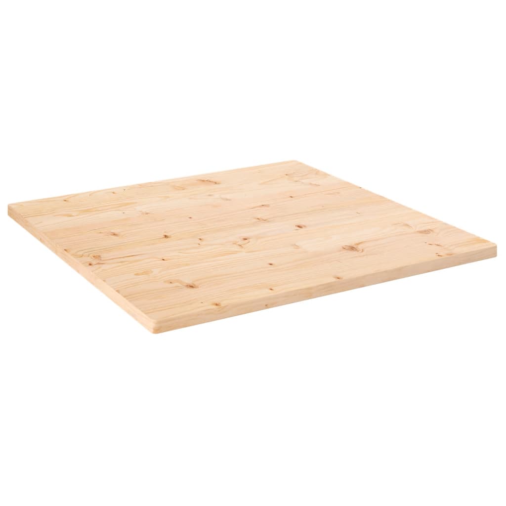 Bordplate 70x70x2,5 cm heltre furu rektangulær