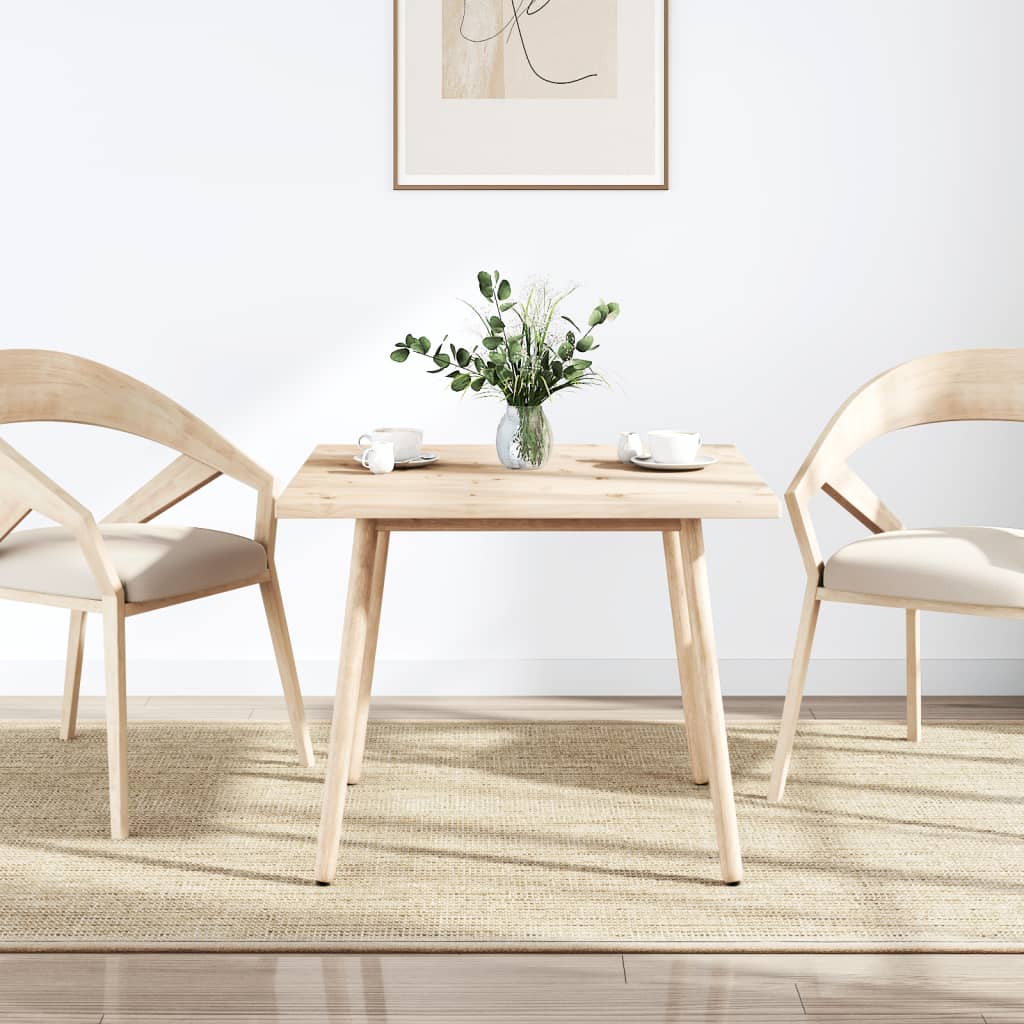 Bordplate 70x70x2,5 cm heltre furu rektangulær