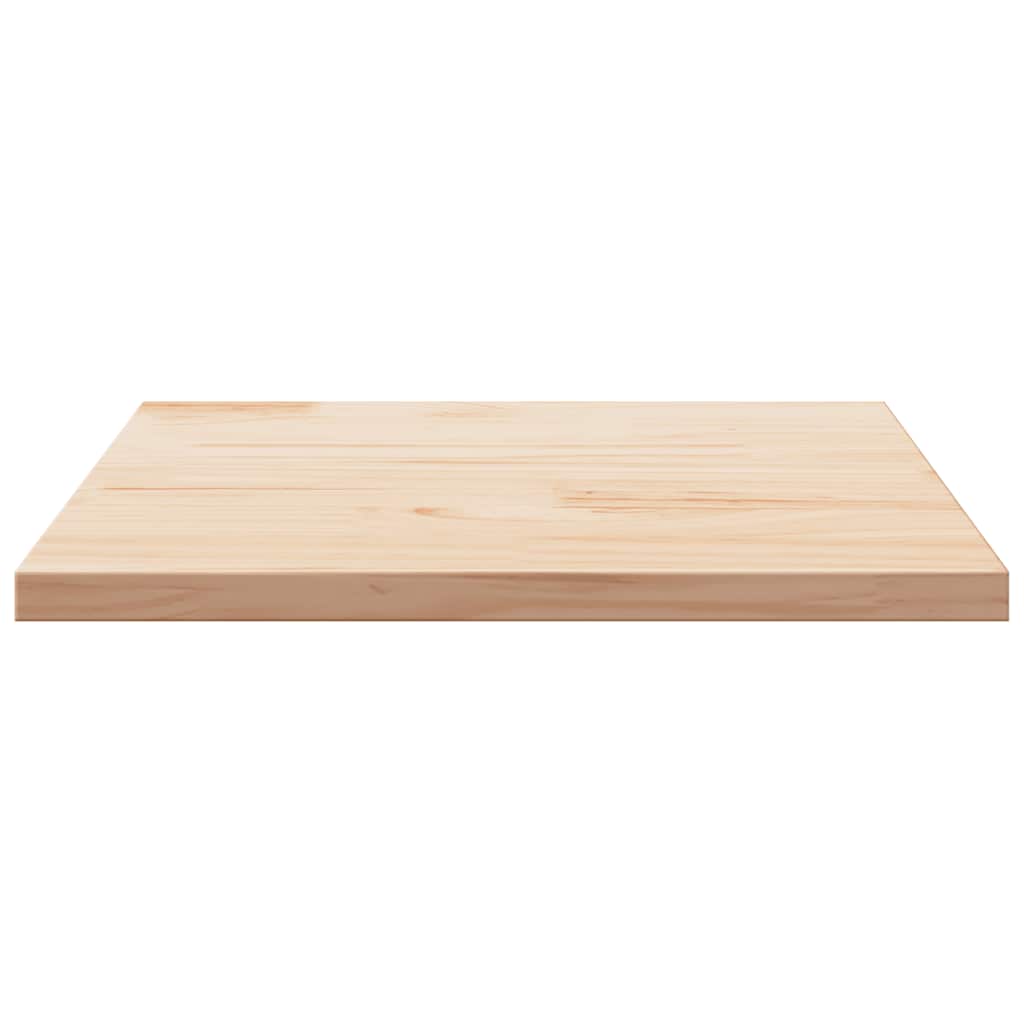 Bordplate 80x80x2,5 cm heltre furu rektangulær