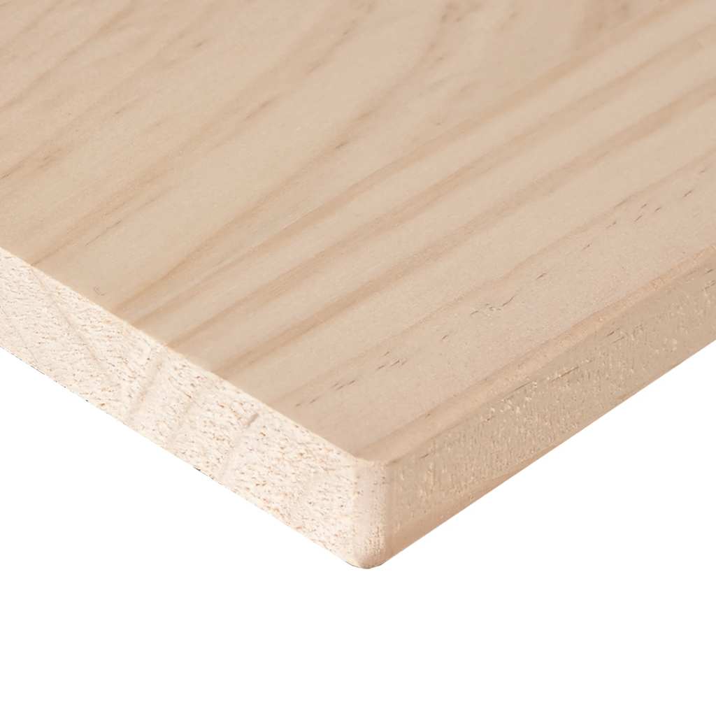Bordplate 90x90x2,5 cm heltre furu rektangulær
