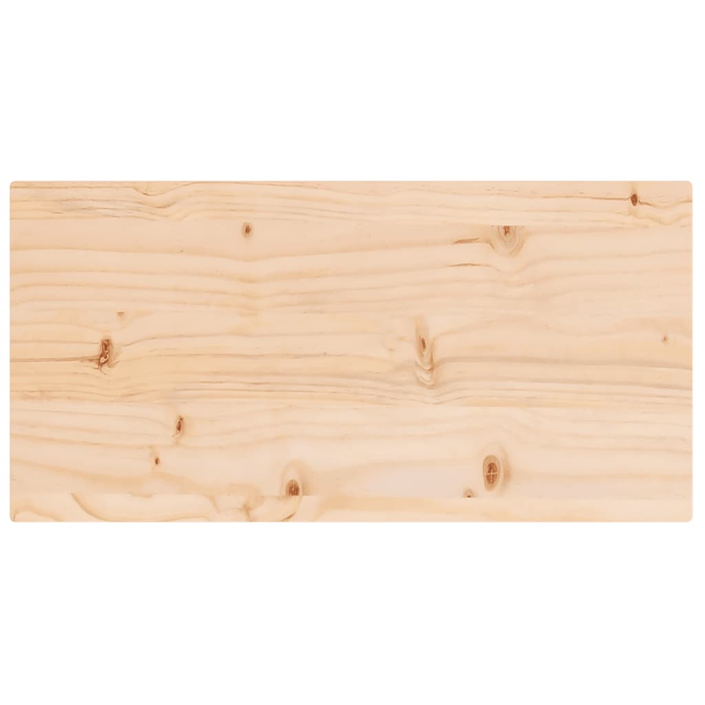 Bordplate 80x40x2,5 cm heltre furu rektangulær