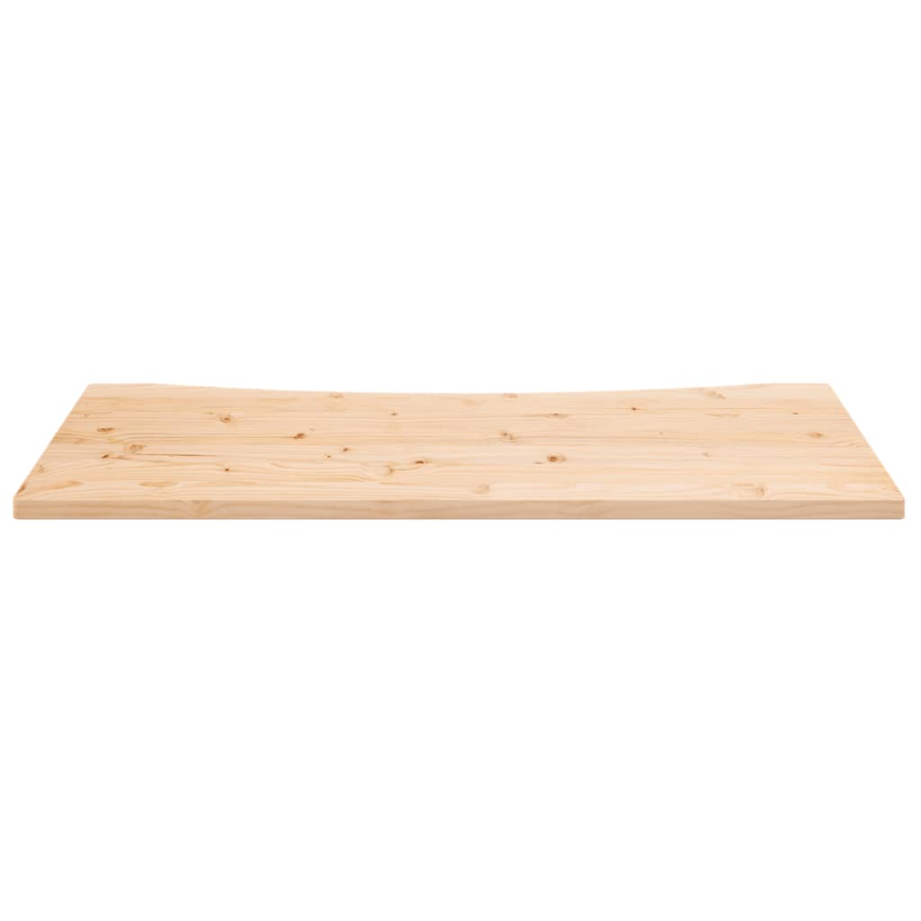 Bordplate hvit 110x60x2,5 cm heltre furu