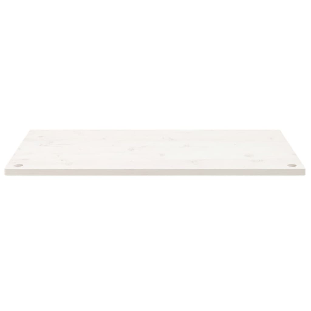 Bordplate hvit 110x60x2,5 cm heltre furu