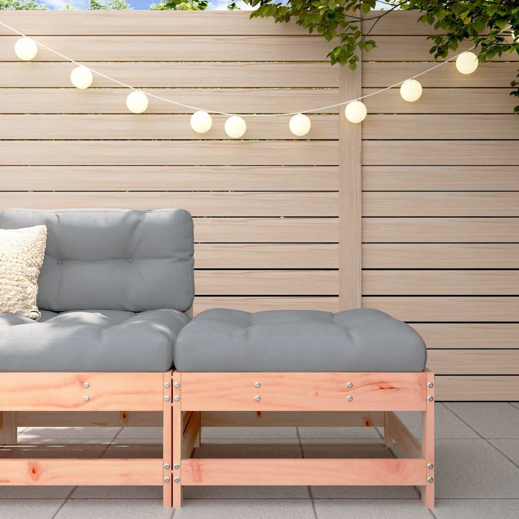 Utendørs fotskammel med pute heltre douglas