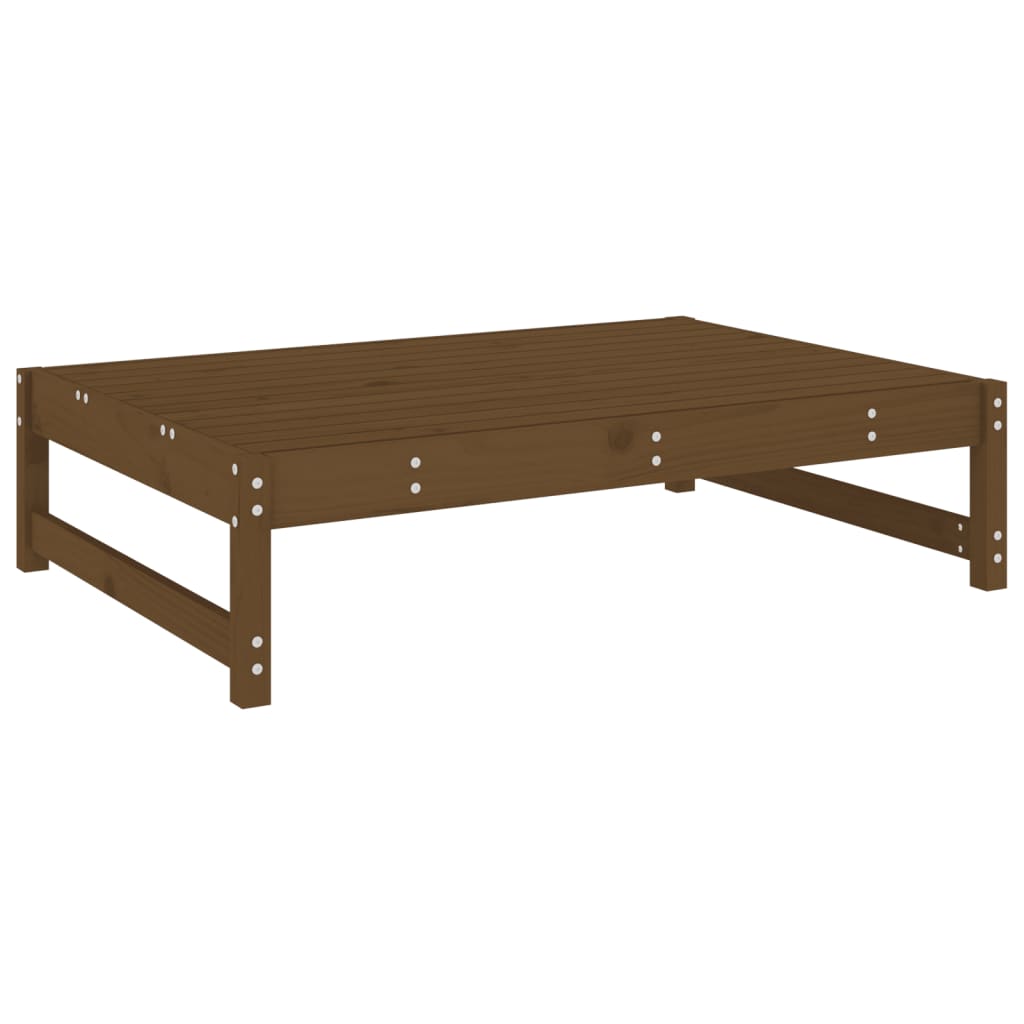 Hagefotskammel honningbrun 120x80 cm heltre furu
