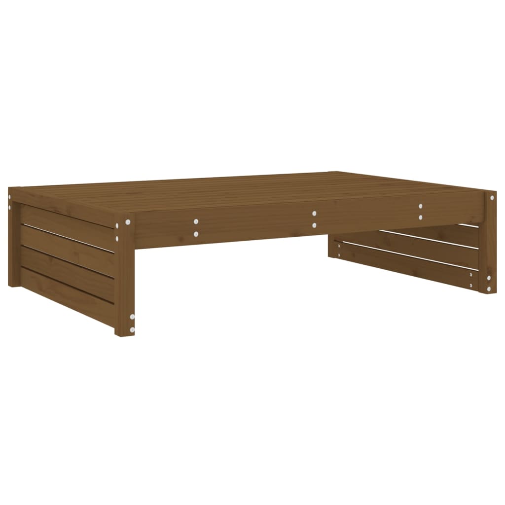 Hagefotskammel honningbrun 120x80 cm heltre furu