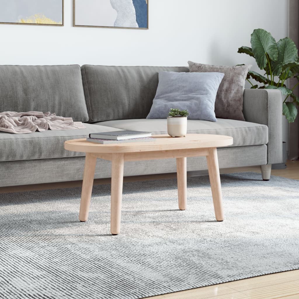 Bordplate 80x40x2,5 cm heltre furu oval