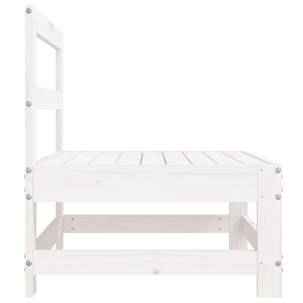 Hagemidtsofa hvit heltre furu