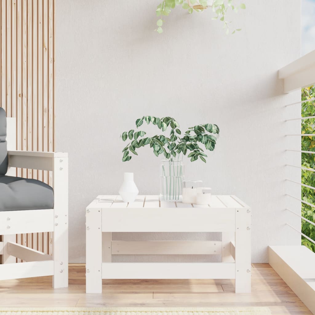 Hagefotskammel hvit heltre furu