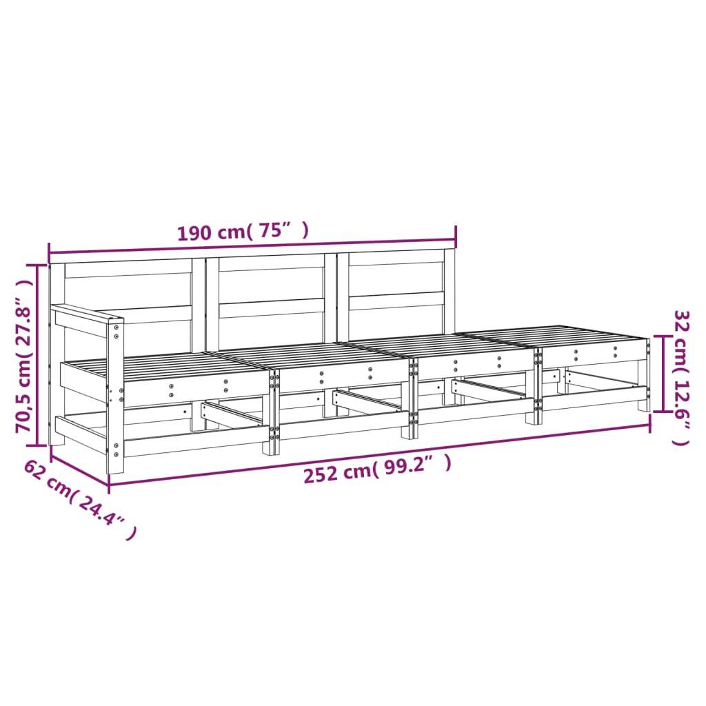 Hagesofagruppe 4 deler hvit heltre furu
