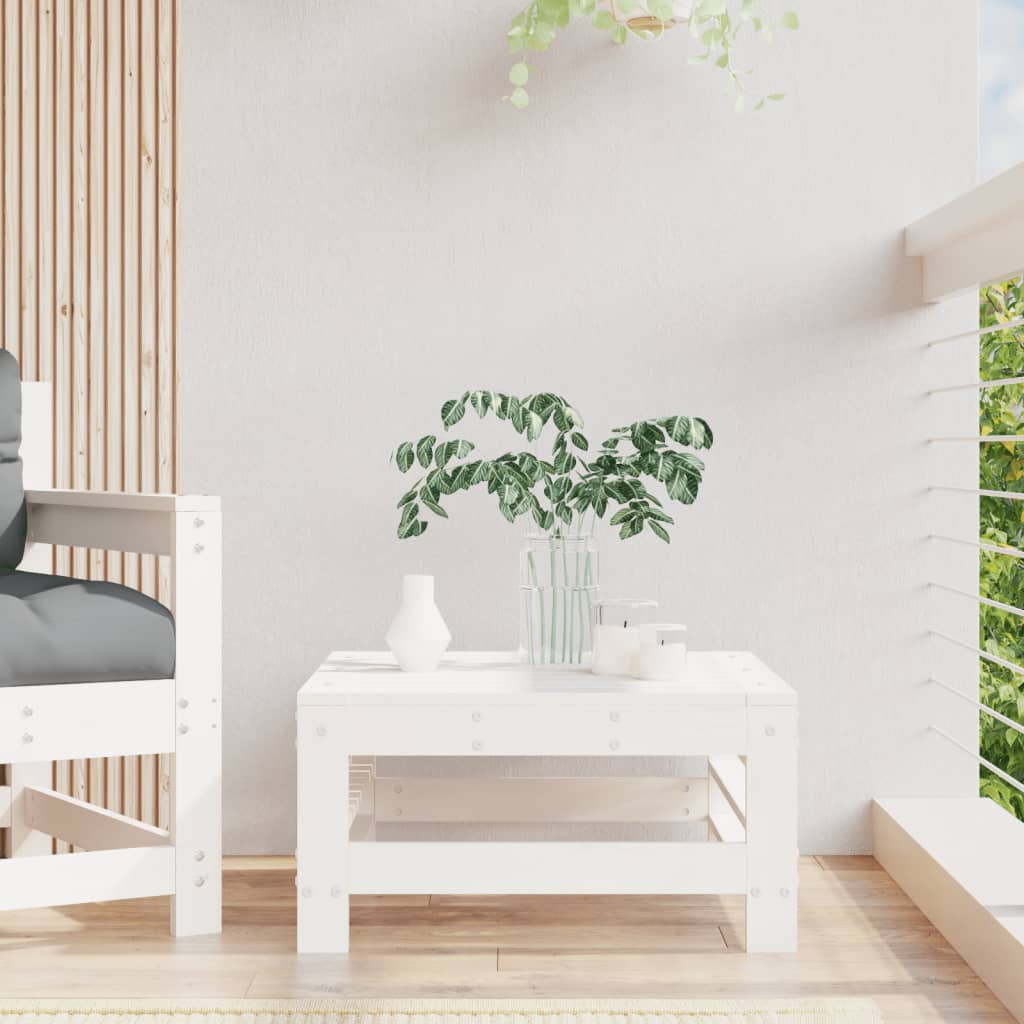 Hagefotskammel hvit heltre furu
