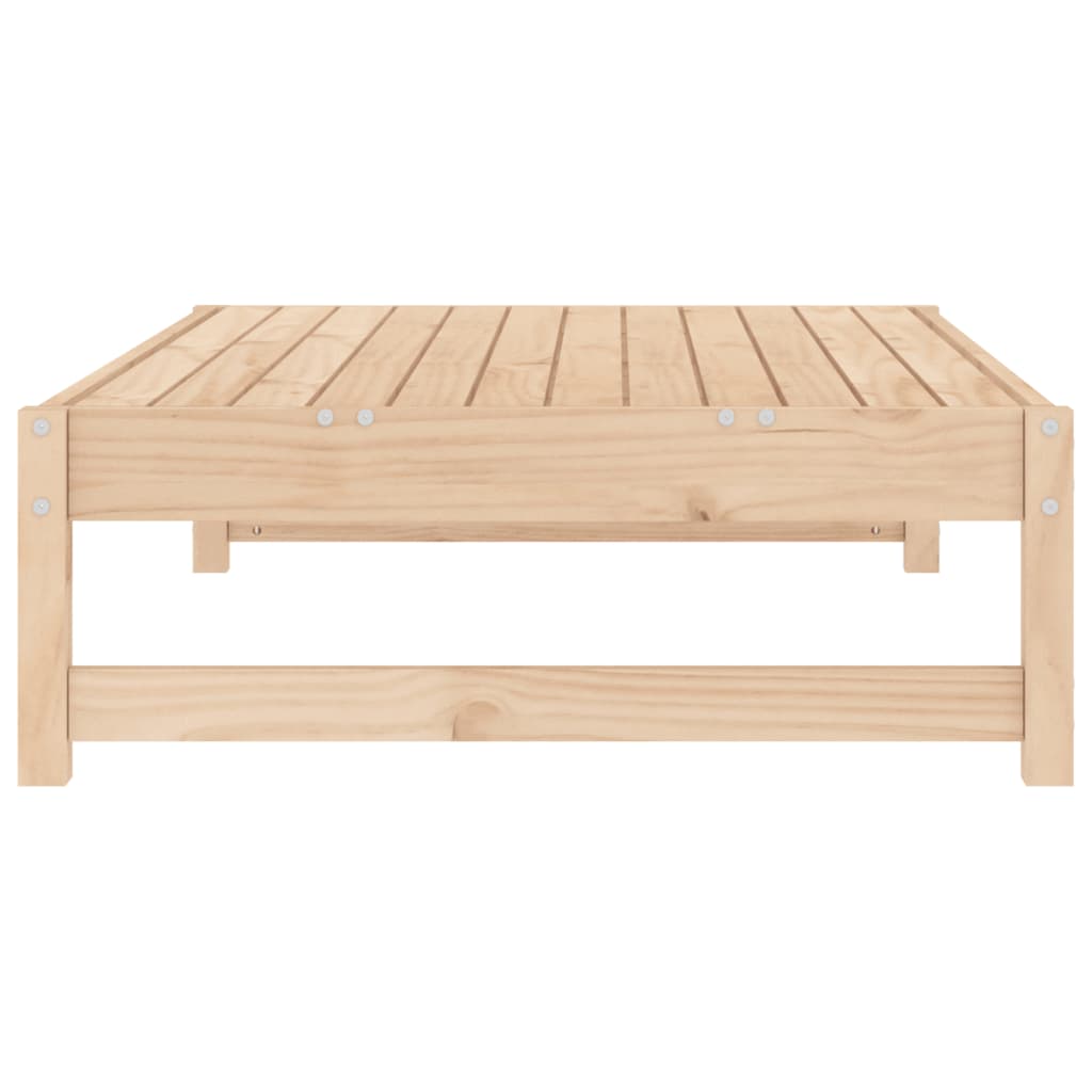 Hagefotskammel 120x80 cm heltre furu