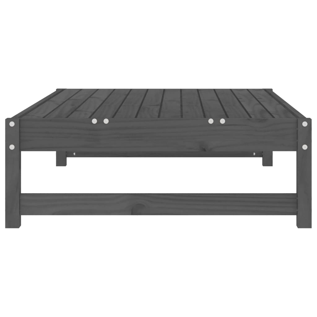 Hagefotskammel grå 120x80 cm heltre furu